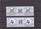 ROMANIA 2010 LP 1869 EM COM. ROMANIA -PORTUGALIA CERAMICA TRIPTIC,CU VINIETA MNH, Istorie, Nestampilat