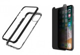 Husa Apple iPhone 11 PRO MAX Magnetica cu spate din sticla securizata si folie privacy pentru ecran, MyStyle Perfect Fit