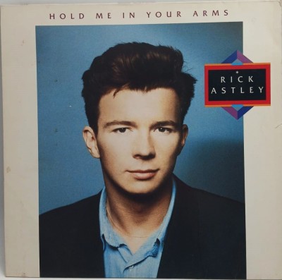 Rick Astley &amp;lrm;&amp;ndash; Hold Me In Your Arms vinil LP disc synth pop RCA Europa 1988 foto