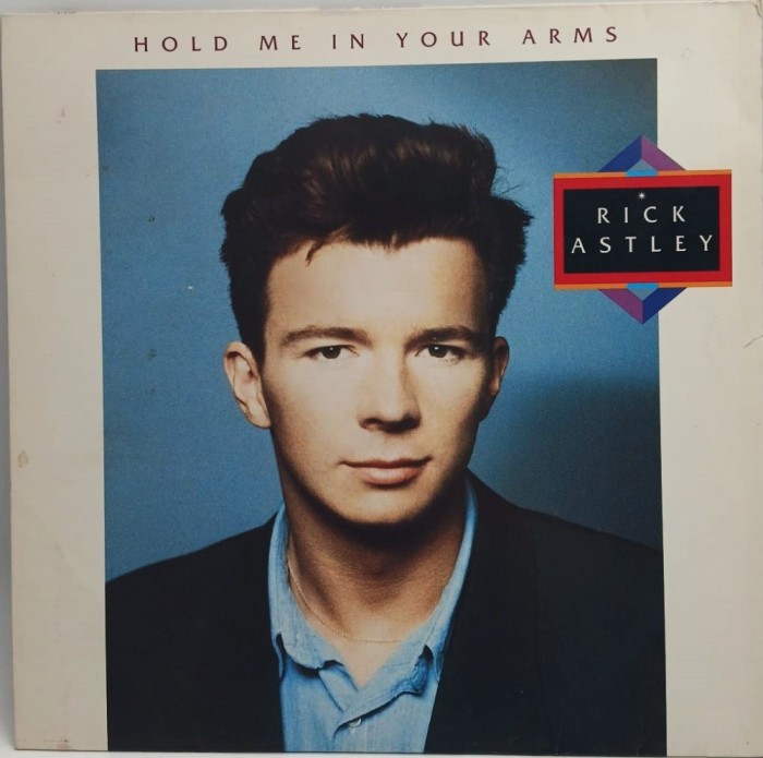 Rick Astley &lrm;&ndash; Hold Me In Your Arms vinil LP disc synth pop RCA Europa 1988