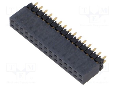 Conector şiruri pini tată 30 PIN 2,54mm aurit THT SAMTEC foto