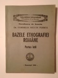 Cornelia Belcin Pleșca - Bazele etnografiei rom&acirc;ne: partea &icirc;nt&acirc;i (1992)