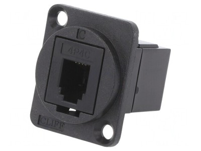 Adaptor 4p4c RJ9 19x24mm foto