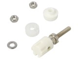 Soclu banană 4mm cu soclu transversal