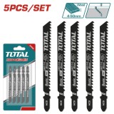 Set 5 buc lame fierastrau pendular Total pentru lemn, 74mm 8TPI