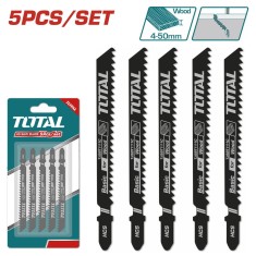 Set 5 buc lame fierastrau pendular Total pentru lemn, 74mm 8TPI