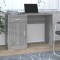vidaXL Birou cu sertar și dulap gri sonoma 100x40x73 cm lemn prelucrat 342657