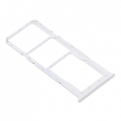 Suport SIM - Card Samsung Galaxy A21s A217, Dual SIM, Alb foto