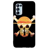 Husa compatibila cu Oppo Find X2 model One Piece Skull, Silicon, TPU, Viceversa, Transparent, Carcasa