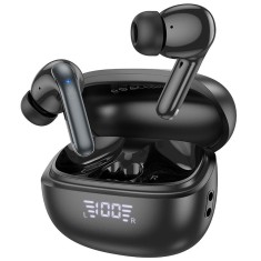 Casti Wireless Hoco EQ5 ANC+ENC Bluetooth 5.3 TWS Negru , Noise Cancelling