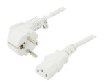 Cablu de Alimentare Alb 5m CEE 7/7 la IEC C13