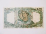 Rară! Franța 1000 Francs 1948 &icirc;n stare buna/f.buna,bancnota din imagini