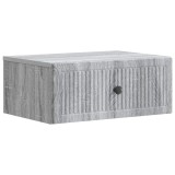 vidaXL Dulap de noapte Sonoma gri 49 x 34,5 x 20 cm Lemn prelucrat 897947