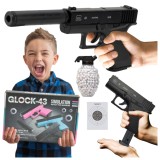 PISTOL CU BILE CU SUPAPĂ DE SĂNGERARE SET METALIC 800 bile GRATUIT