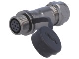 Mufă ST12 Mamă IP67 7 PIN 5A 125V pentru Cablu