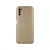 Husa Capac Silicon Metalizat, Samsung A136 Galaxy A13 5G / A04s, Gold, Bulk