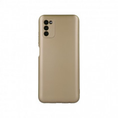 Husa Capac Silicon Metalizat, Samsung A356 Galaxy A35 5G , Gold, Bulk