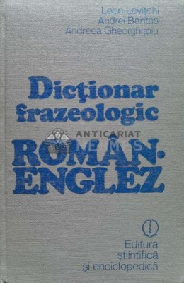 Dictionar frazeologic Roman-Englez (AF158) foto