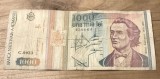 (1) Romania bancnota 1000 lei 1993 MAI
