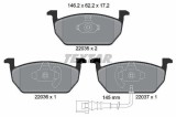Set placute frana disc Audi A3, A3 Limousine; Seat Leon, Leon Sc, Leon St; Skoda Octavia III; VW Golf Alltrack VII, Golf Sportsvan VII,, Textar