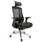 SCAUN FULL MESH LYON LUX - NEGRU/NEGRU