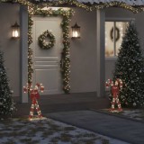 vidaXL Decoratune de Crăciun Baston de Bomboane 50 LED-uri Alb Cald 4019484