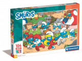 Cumpara ieftin Puzzle Clementoni, Maxi, The Smurfs, 104 piese