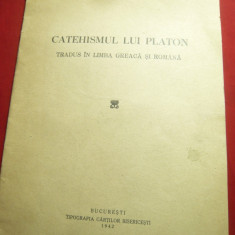 Ariadna Camariano - Catehismul lui Platon 1942 ,20 pag