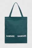 Cumpara ieftin Samsoe Samsoe poșetă culoarea verde