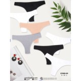 Cumpara ieftin Set 7 perechi de chiloti din bumbac, pentru dama, 27000, Clasic