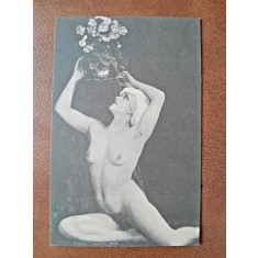 Fotografie erotica tip carte postala, inceput de secol XX