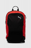 Puma rucsac femei, culoarea rosu, mare, neted, 090239