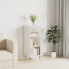 VidaXL Servantă, alb extralucios, 34,5x32,5x90 cm, lemn compozit 828710