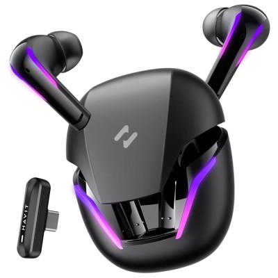 Casti gaming wireless, Bluetooth 5.3, RGB Havit TW970, negru foto
