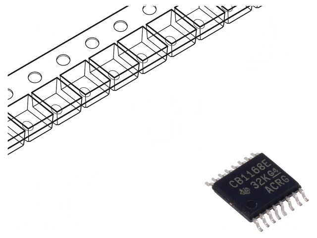 Interfață Receptor Declanșator Full Duplex RS422 TSSOP16