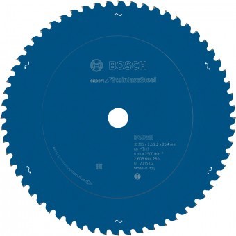 Bosch Panza ferastrau circular Expert for Stainless Steel, 305x25.4x2.5mm, 60T - 3165140839952 foto