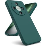 Husa Compatibila cu HONOR Magic 8 Lite, TPU Verde Inchis, Slim Soft Touch, Anti-Soc, ALC Mobile