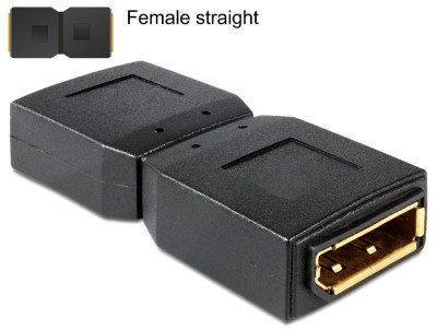 ADAPTOR DISPLAYPORT 1.1 MAMA &amp;gt; DISPLAYPORT 1.1 MAMA 65374 DELOCK foto