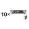 Set 10 clipsuri ornament Bmw Seria 5 (E60/E61), X3 (F25), X5 (E70), X5 (F15/F85), X6 (E71), bandouri geam