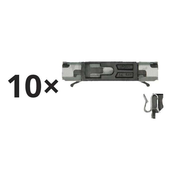 Set 10 clipsuri ornament Bmw Seria 5 (E60/E61), X3 (F25), X5 (E70), X5 (F15/F85), X6 (E71), bandouri geam