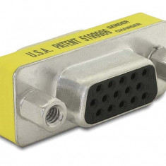 ADAPTER GENDER CHANGER VGA BUCHSE-BUCHSE 65001 DELOCK