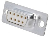 Conector D-Sub 9 Pini Femelă
