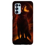 Husa compatibila cu Oppo A53 model Lone Wolf, Silicon, TPU, Viceversa, Transparent, Carcasa