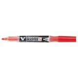 Marker pentru tabla Pilot Vboard Master S 1.3 mm varf rotund rosu