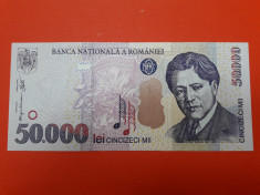 Bancnota 50000 lei 2000 - UNC+++ foto