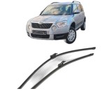 Cumpara ieftin Set stergatoare auto SKODA YETI (5L) din 2009-2017, pentru parbriz, Valeo Silencio Xtrm