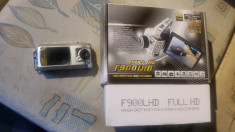 Camera video full HD auto / actiune + card 8GB + suport + accesorii si husa foto