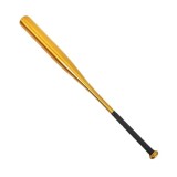 Bata Baseball Aluminiu 80cm Aurie cu Lanterna LED, Anti-Alunecare, Home Run, Antrenament