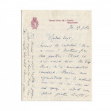C. Xeni, scrisoare olografă către Radu D. Rosetti, 1933