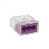 Conector rapid universal 3 fire 0.75 - 2.5mm, ZLA0952, Oem